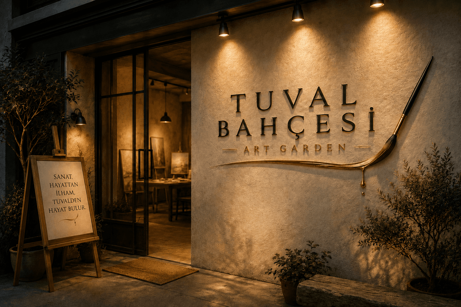 Tuval Bahçesi Art Garden — galeri vitrini